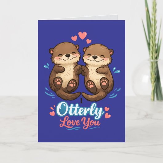 Ik Otterly Houd van Jou Kaart (Voorkant)