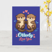 Ik Otterly Houd van Jou Kaart (Gele Bloem)