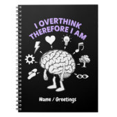 Ik overdenk daarom dat ik een grappige gewoonte be notitieboek (Voorkant)