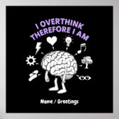 Ik overdenk daarom dat ik een grappige gewoonte be poster (Voorkant)