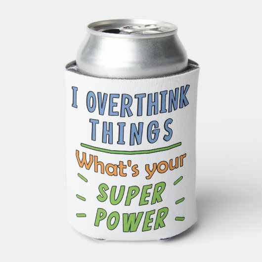 Ik overdenk dingen blikjeskoeler (Blikje Voorkant)