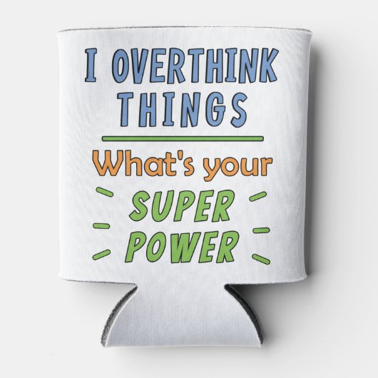 Ik overdenk dingen blikjeskoeler (Voorkant)