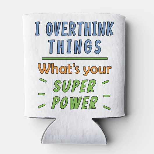 Ik overdenk dingen blikjeskoeler (Achterkant)