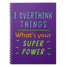 Ik overdenk dingen notitieboek