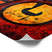 Ik overdenk dit grappige citaat sarcasme poster (Hoek)