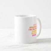 Ik overdenk niet dat ik problemen vooroplos koffiemok (Voorkant rechts)