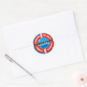Ik overleden familiereünie ronde sticker (Envelop)