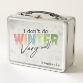Ik overleef de winter niet zo goed Grappige winter (Voorkant)