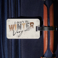 Ik overleef de winter niet zo goed Grappige winter
