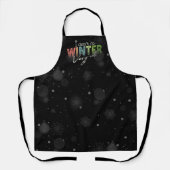 Ik overleef de winter niet zo goed Grappige winter Schort (Voorkant)