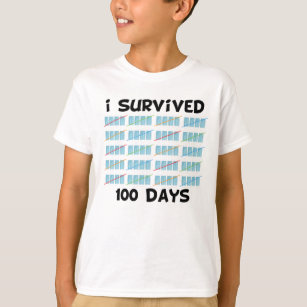 Ik overleefde 100 dagen met een gezichtsmasker t-shirt