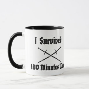 Ik overleefde 100 minuten Mok