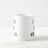 Ik overleefde 10 jaar werken hier grappig pensioen koffiemok (Center)