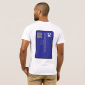 Ik overleefde 19 juli Cybersecurity TShirt (Achterkant volledig)