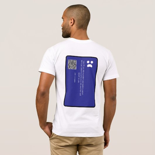 Ik overleefde 19 juli Cybersecurity TShirt (Achterkant volledig)