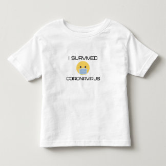 Ik overleefde 19 vrolijk gezicht. kinder shirts