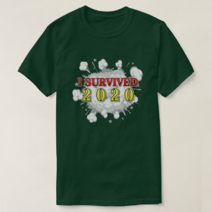 Ik overleefde 2020 explosie t-shirt