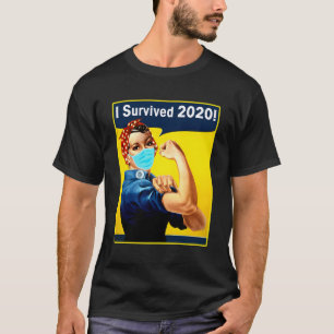 Ik overleefde 2020 Grappig 2020 2020 Overlevende R T-shirt