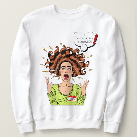 Ik overleefde 2020 - Karen Sweatshirt (Design voorkant)