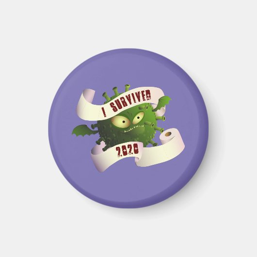 Ik overleefde 2020 magneet (Voorkant)