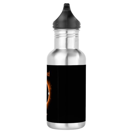 Ik overleefde 2024 Solar Eclipse Waterfles Waterfles (Rechts)