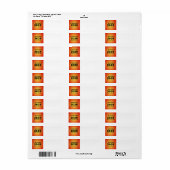 Ik overleefde 2025  etiket (Full Sheet)