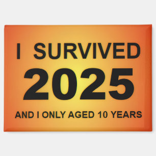 Ik overleefde 2025 magneet