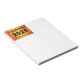 Ik overleefde 2025  notitieblok