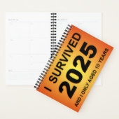 Ik overleefde 2025 planner (Display)