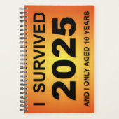 Ik overleefde 2025 planner (Voorkant)