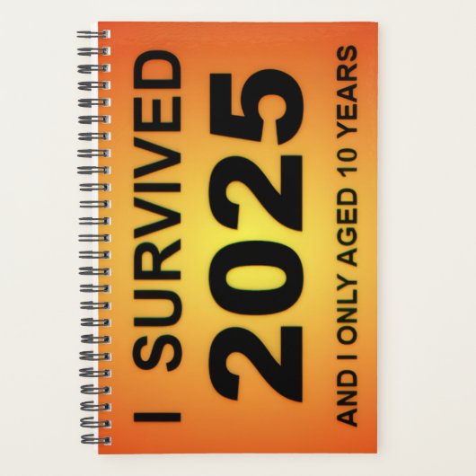 Ik overleefde 2025 planner (Voorkant)