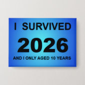 Ik overleefde 2026 button (Voorkant)