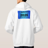 Ik overleefde 2026 hoodie (Achterkant)