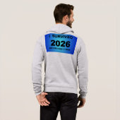 Ik overleefde 2026 hoodie (Achterkant volledig)