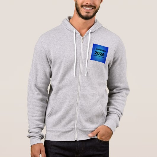Ik overleefde 2026 hoodie (Voorkant)