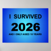 Ik overleefde 2026 poster (Voorkant)