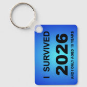 Ik overleefde 2026 sleutelhanger (Voorkant)