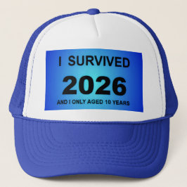 Ik overleefde 2026 trucker pet