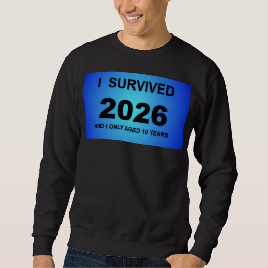 Ik overleefde 2026 trui (Voorkant)