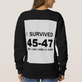 Ik overleefde 45-47 trui (Achterkant)