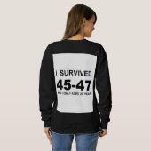 Ik overleefde 45-47 trui (Achterkant volledig)