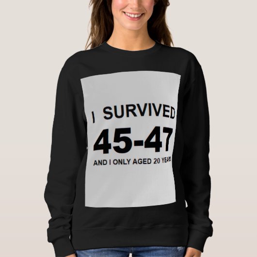 Ik overleefde 45-47 trui (Voorkant)
