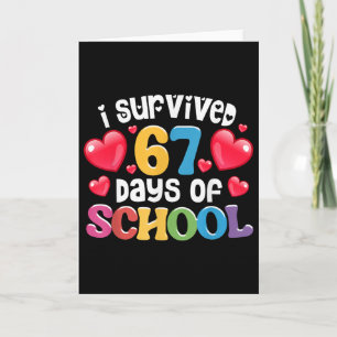 Ik overleefde 67 dagen met school leraren studente kaart