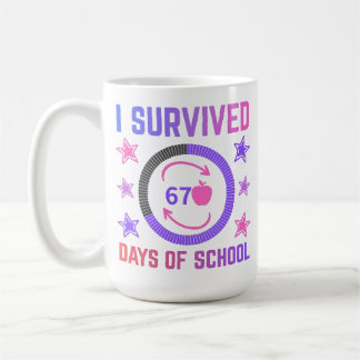 Ik overleefde 67 dagen met school leraren studente koffiemok