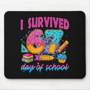 Ik overleefde 67 dagen school ijs druppel zes se muismat