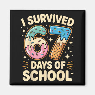Ik overleefde 67 dagen school met een grappig ijsj magneet