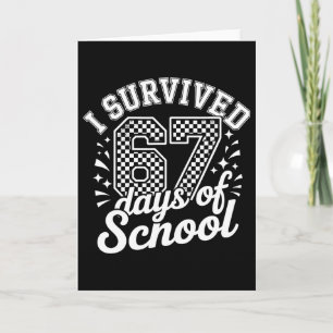 Ik overleefde 67 dagen school studenten leraren 10 kaart