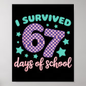 Ik overleefde 67 dagen school Varwave 6-7  Poster (Voorkant)