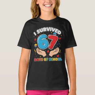 Ik overleefde 67 dagen van schoolleraren Studenten T-shirt