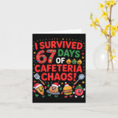 Ik overleefde 67 dagen van schoolrestaurant chaos kaart (Gele Bloem)